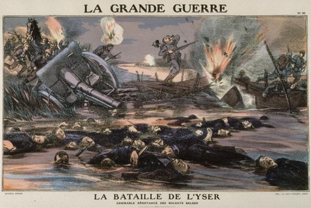 la bataille de l'Yser pendant la Grande Guerre