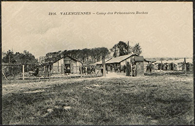 Un camp de prisonniers à Valenciennes pendant la Grande Guerre