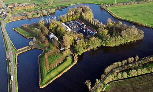 le fort de Bodegraven aux Pays-Bas de nos jours