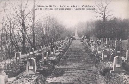 Le cimetière des prisonniers du camp de prisonniers de Münster