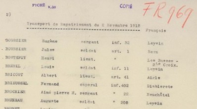 Extrait des archives de la Croix Rouge