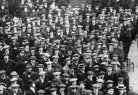 des volontaires britanniques en 1914