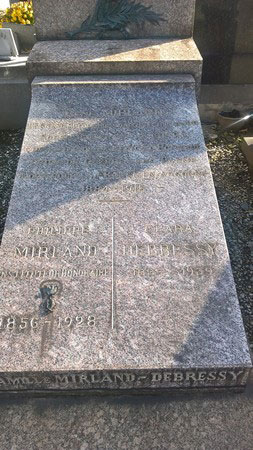Tombe de René MIRLAND, un poilu mort pour la France en 1915